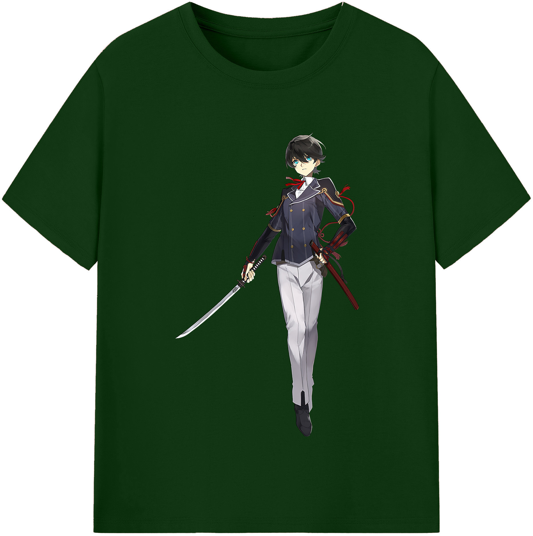 （画像用） 刀剣乱舞 Touken Ranbu 綿100％半袖Tシャツ（フロントプリント）